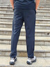 李寧（LI-NING）冰絲速干運動褲男士休閑褲夏季新款跑步健身黑色寬松直筒褲子長褲 黑色 【AT-DRY科技速干】 S (165)適用于90-110斤 曬單實拍圖