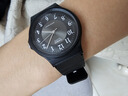 卡西歐（CASIO）學生手表 MQ24簡約耐用指針小黑表 高中生學生公務員考公考試表 MQ-24-1B3 曬單實拍圖