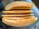 新疆特產(chǎn)正宗伽師八六王哈密瓜新鮮水果紋黃皮特級甜瓜團購禮盒 一箱1個(gè)瓜(4-5斤) 中果 曬單實(shí)拍圖