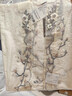 十三余小豆蔻兒[玉蘭瓶]夏季刺繡罩衫對(duì)襟衫吊帶闊腿褲漢元素套裝女 對(duì)襟衫 XL 曬單實(shí)拍圖