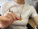 莎妍茜極細蠟皮繩黑色項鏈繩手工編織可調節免綁可穿黃金吊墜繩玉墜掛繩 曬單實拍圖