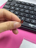 阿梵尼玫瑰金心形耳釘女9K石榴石耳女單只彩金(含膠耳壁) 耳釘單只 曬單實(shí)拍圖