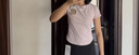 迪桑特（DESCENTE）女士TRICOT涼感吸濕速干防曬透氣短袖t恤夏季新品 PP-紫色 M (165/84A) 曬單實拍圖