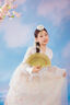因否女童夏季裙子女大童青少年新中式復古風超仙洋氣連衣裙夏裝 170 曬單實拍圖