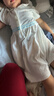 戴維貝拉（DAVE＆BELLA）兒童針織連衣裙夏裝女童寶寶洋氣薄款休閑裙子 曬單實拍圖