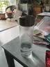 明霞單層玻璃杯男士便攜車載茶杯家用透明水杯隨手禮杯子 本色 420ml 420ml 曬單實拍圖
