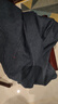 牛仔工作服套裝男電焊防燙拉鏈勞保服加厚耐磨焊工工地工廠服定制 01款牛仔套裝（上衣+褲子） XL -175 曬單實拍圖