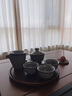 璽翰雅 龍泉青瓷哥窯鐵胎冰裂高檔茶具套裝家用陶瓷功夫茶壺蓋碗茶杯整套禮盒裝泡茶器茶道禮品 冰裂蓋碗茶具套裝（禮盒+證書） 曬單實(shí)拍圖