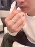 BJYLS999純銀男士戒指簡約光面素圈尾戒活口開口戒畢業(yè)紀念禮物送男友 【S999足銀】男士戒指+專屬禮盒 曬單實拍圖