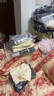 UR2026夏季新款女裝都市拼接格紋百褶超短牛仔半裙UYU860080 藍色 (偏短) S 曬單實拍圖