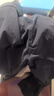 龍牙【冰爽褲】隱騰/冰騰男士褲子夏季薄款防曬涼感高端戶外休閑褲男 極夜黑（隱騰修身版） 34 175/78A 121-140斤 曬單實拍圖