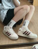 adidas NY 90 STRIPES經(jīng)典運(yùn)動板鞋男女阿迪達(dá)斯三葉草   漢玉白/紅色/金色   42.5 曬單實(shí)拍圖