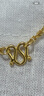 中國黃金（CHINA GOLD）黃金絞絲鏈足金項(xiàng)鏈女款實(shí)心素鏈麻花鏈七夕情人節(jié)生日禮物送女友 【定制款*7-10天發(fā)貨】支持多退少補(bǔ) 【京速達(dá)】約10.5g 曬單實(shí)拍圖