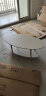 立太（LEADTEK）茶几桌简约现代实木腿小茶台桌子小方桌客厅边几创意圆桌套装组合 100x50cm暖白色+实木腿 实拍图