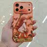 SUOLIAO適用iPhone17Promax手機殼新款春游女孩鏡頭全包圍蘋果16Pro液態硅膠防摔保護套高級感男女生情侶 星宇橙【針織女孩+絨布短繩】硅膠軟殼-鏡頭全包 蘋果17Promax 曬單實拍圖
