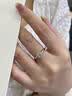 鑫萬福PT950鉑金經典六爪培育鉆石戒指求婚訂婚結婚送女友老婆七夕禮物  [鉑金PT950] 1克拉D色VVS/3EX/N【上海IGI+GIC雙證】 曬單實拍圖