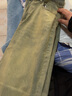 布須曼高街vibe褲子修身牛仔褲男2025秋季oldschool美式直筒休閑褲 黃泥色 L 曬單實(shí)拍圖