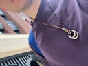 念飾界復古繩環形項鏈男士潮流百搭時尚吊墜日系新款小眾七夕情人節禮物 復古項鏈 曬單實拍圖
