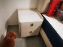 帕沙曼（pashaman）北欧现代简约轻奢软包主卧布艺实木家具DA50611R床头柜（不含床） 实拍图