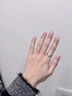 I Do鉑金PT950鉆戒女經典六爪1克拉培育鉆婚戒求婚結婚送女友老婆禮物 經典六爪1克拉鉆石 15號 曬單實拍圖