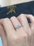 VCIXYOU人工培育鉆石戒指女士一克拉鉆戒結訂求婚婚戒走心表白禮物送女友 星河皓月 銀培育鉆石一克拉【D/VVS/3EX/NGIC】 曬單實拍圖