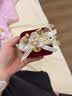 莎妍茜結婚儀式戒指一對仿真莫桑石鉆戒星織對戒七夕情人節禮物送女朋友 曬單實拍圖