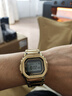 卡西歐（CASIO）手表男G-SHOCK太陽能小方塊運(yùn)動電子表七夕禮物GMW-BZ5000GD-9 曬單實(shí)拍圖