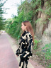 拓澀（TUOSE）套裝女裝2023秋冬新款學(xué)院風(fēng)洋氣運(yùn)動(dòng)休閑韓版寬松加絨衛(wèi)衣兩件套 黑色-常規(guī)款 M 曬單實(shí)拍圖