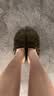 BIRKENSTOCK勃肯德國(guó)進(jìn)口男女款牛皮絨面革軟底Boston包頭拖鞋 深棕窄版660463 37 曬單實(shí)拍圖