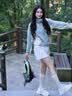 FILAFUSION斐樂潮牌女子針織短袖衫26夏季新款修身透氣立領POLO短T 曬單實拍圖