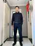 沙馳SATCHI男士襯衫2024秋冬新款速干云朵超柔莫代爾長(cháng)袖襯衫【耐皺易打理】 藏青 42 曬單實(shí)拍圖