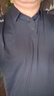 HELLY HANSEN, HH海麗漢森hh經典款清爽涼感吸濕速干防曬休閑商務針織短袖POLO衫 黑色 2XL 曬單實拍圖