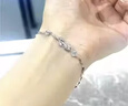 周大金 CHOW TAI KING小王子與玫瑰純銀手鏈女生999足銀首飾七夕情人節禮物送女友老婆 999銀小王子的玫瑰手鏈/定制刻字 曬單實拍圖