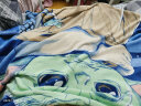 樵纪 午休毯子法兰绒珊瑚绒毯子毛巾被空调盖毯 颜色随机 100x150cm【儿童毯】 实拍图