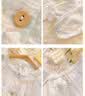 古今（GUJIN）新品純棉100棉泡泡紗長袖睡衣女春夏家居服睡褲可外穿大碼套裝L 曬單實拍圖