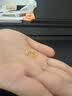 中國黃金（CHINA GOLD）足金999萌兔黃金耳釘碎碎金耳飾耳扣送女友老婆七夕情人節(jié)禮物 碎碎冰萌兔耳釘 重約1g【免費刻字/代寫賀卡】 曬單實拍圖