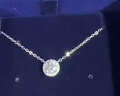 施華洛世奇（SWAROVSKI）【七夕情人節禮物】Una項鏈女靈粹優雅吊墜輕奢氣質送女友女 125周年鍍白金色5567931 曬單實拍圖