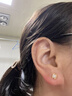 GLTEN翡翠銀耳釘耳飾墜環女款2026新款生日七夕情人節禮物送女朋友老婆 曬單實拍圖