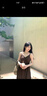 麥檬【董潔代言】MM重工壓褶氣質(zhì)夏日吊帶連衣裙商場(chǎng)同款夏5H4190731 咖啡5H4190731 S 曬單實(shí)拍圖