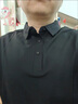 啄木鳥（TUCANO）短袖t恤男夏季冰絲無痕翻領(lǐng)polo衫透氣速干百搭上衣男裝 黑色3XL 曬單實(shí)拍圖