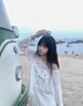 衣品元美式星星印花斜肩長袖T恤女辣妹慵懶風薄款露肩條紋防曬罩衫上衣 白色條紋 L （105-120斤） 曬單實拍圖