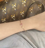 Grace Girl四葉草手鐲女玫瑰金色小眾時尚珠寶首飾七夕情人節生日禮物送女友 曬單實拍圖