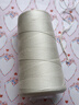 金浣熊蕾絲線100%桑蠶絲7號蕾絲線絲光棉線手工編織鉤針毛線細線 25奶油白 300克 曬單實拍圖