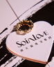 SoinLove「寶藏女孩」粉色愛心滿心黃金足金戒指女VR1439 禮物 滿心足金戒指VR1439 14號 曬單實拍圖