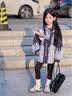 G.duck小黃鴨童裝女童沖鋒衣三合一可拆卸兒童外套女大童春秋季防風夾克 春秋款+內膽 140 （建議身高130cm 10-11歲cm 曬單實拍圖