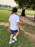 李寧童裝兒童運(yùn)動(dòng)套裝男女小大童舒適短袖短褲比賽套裝150YATW103-1 曬單實(shí)拍圖