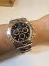 勞力士（ROLEX）宇宙計型迪通拿系列手表男表送愛人老公生日紀念日父親節禮物七夕 M126503-0003間金表帶黑盤 40mm 保卡時間：近2月卡 曬單實拍圖