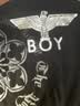 BOY LONDON黑色街頭風個性印花潮牌休閑短袖夏季男女同款T恤N01132 黑色 XS 曬單實拍圖