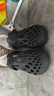 邁樂（Merrell）戶外洞洞鞋HYDRO MOC毒液透氣輕便一腳蹬溯溪洞洞鞋男719黑灰42 曬單實拍圖