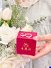 老鳳祥莫離情侶對(duì)戒銀戒指一對(duì)七夕情人節(jié)禮物送女友生日禮物老婆S925 曬單實(shí)拍圖